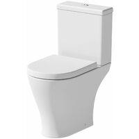 Bathroom Suite 1600mm Straight Bath Toilet Basin Sink Vanity Unit Charcoal Grey