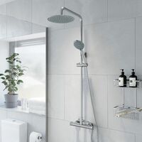 1700mm Single Ended Bathroom Suite Bath Shower Screen Toilet Basin Vanity Taps