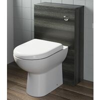 Bathroom Toilet Unit Cloakroom Unit Only Charcoal 500mm Width