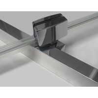 Coram Premier 8 Pivot Shower Door Side Panel Enclosure 760 x 760 Tray 8mm Glass