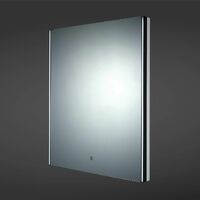 RAK Resort LED Illuminated Demister Lighted Bathroom Wall Mount Mirror 600x450mm