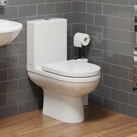 1500mm Single Ended Bathroom Suite Bath Shower Screen Toilet Vanity Basin Taps