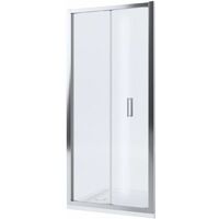 Mira Leap 760 x 760mm Bi-Fold Shower Door Enclosure Easy Plumb Tray FREE Waste - Clear