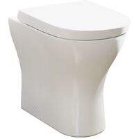 Modern Artis Toilet Soft Close Seat Back To Wall Cistern Furniture Unit Grey