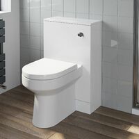 Modern Tivoli Toilet Soft Close Seat Back To Wall Cistern Furniture Unit White