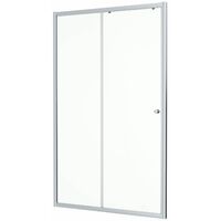 Bathroom Sliding Shower Door Enclosure 1200x800 Side Panel Easy Plumb Tray Waste