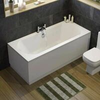 Bathroom Suite 1700 Double Ended Bath Toilet Basin Pedestal Shower Screen Panel
