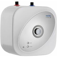 Triton Instaflow 1.5kW Stored Hot Water Heater Under Sink White SPINSF500S