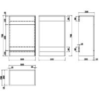 Back To Wall Unit - Matt White
