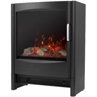 Sureflame Keston Electric Fireplace Log Burner Stove Heater Flame Effect Manual - Black