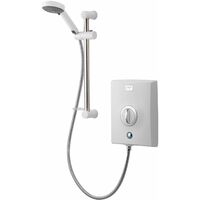 Aqualisa Quartz Electric Shower 9.5kW White & Chrome