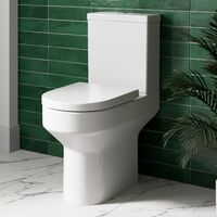 Ceramica Tivoli Close Coupled Toilet & Soft Close Seat