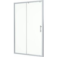 1100mm Sliding Shower Door Enclosure Glass Screen Panel Framed 6mm Safety Glass