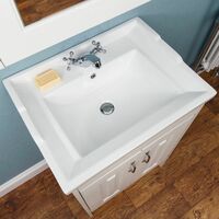 Park Lane Floor Standing Bathroom Sink Cabinet 600mm Width