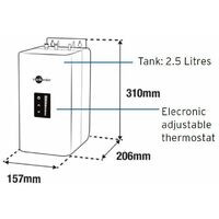 InSinkErator GN1100 Boiling Hot Water Kitchen Tap Neo Tank