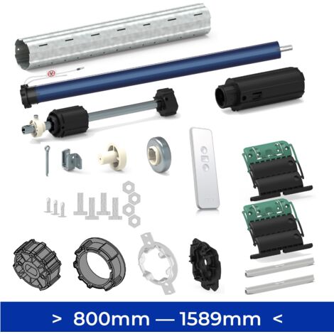 Kit axe moteur volet roulant 800 --- 1589 mm Moteur Radio