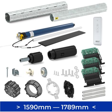 Kit axe moteur volet roulant 1590 --- 1789 mm Moteur Solaire