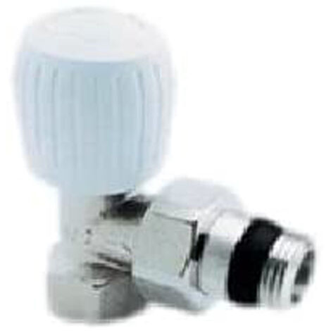 Orkli valvula manual bit. - Válvula radiador escuadra simple reglaje 3/8" roscar