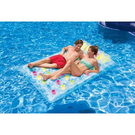Matelas Gonflable Float Joy – Bouée De Piscine Rectangulaire – Pour Adulte – 1 Personne