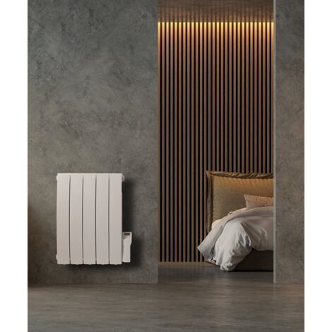 Deltacalor radiateur électrique à inertie fluide 1800W Telica cintré horizontal (1/3)