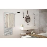 Deltacalor – Sèche-serviettes électrique soufflerie 1000W – Thermoconvecteur avec déflecteur orientable – 3 programmes configurables pour économies d'énergie