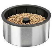 Brûleur à pellets QAÏTO-Q10 pour petits inserts et poêles à bois – Puissance 8 kW – Brûleur en fonte 220 mm – Installation facile sans électricité – Amphora