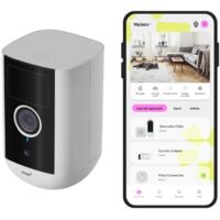 Netatmo – Caméra de surveillance sans fil 2K+ IP65 – Audio bidirectionnel – Angle de vue 140° – Autonomie prolongée – Compatible Wi-Fi 2.4GHz
