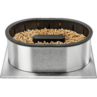Brûleur à pellets QAÏTO-Q30 pour grands inserts et poêles à bois – Puissance 17 kW – Dimensions 223x310 mm – Installation facile 130 mm – Amphora
