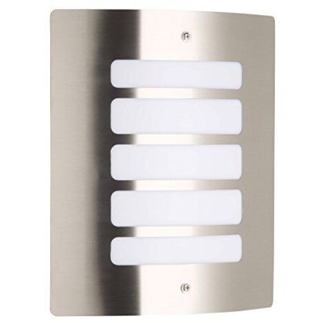BRILLIANT lampe Todd applique murale d'extérieur en acier inoxydable 1x A60, E27, 60W, adapté aux lampes standard (non incluses) Échelle A ++ à E Classe de protection IP: 44 - étanche aux é (1/5)