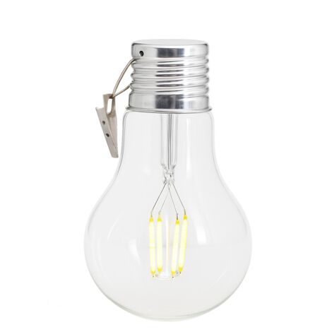 Star Trading Décoration solaire Fille, lampe à suspendre, ampoule, LED, blanc chaud, capteur crépusculaire, solaire, extérieur (1/3)
