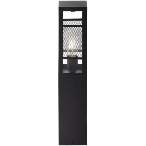BRILLIANT lampe, lampe de base d'extérieur Getta 50cm noir, métal / plastique, 1x A60, E27, 40W, lampes normales (non incluses), A ++