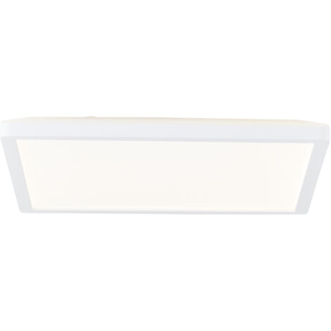BRE-Light Panneau de plafond apparent LED Sorell 29x29cm blanc Plastique télécommande Dimmable en interne via la télécommande LED 18 W intégrée (flux lumineux : 2300lm, couleur de la lumière : 3000-65 (1/5)