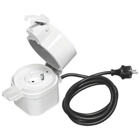 Prise extérieure LEDVANCE Smart+, prise commutable ZigBee, pour contrôler les lumières de votre maison intelligente, directement compatible avec Echo Plus et Echo Show (2e génération), compatible avec (1/5)