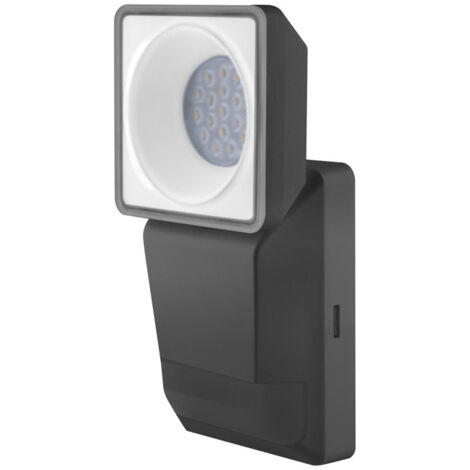 Ledvance Projecteur LED Endura Spot Noir 8W 750lm 50D - 840 Blanc Froid IP55 - Détecteur de mouvement et de lumière - Symétrique