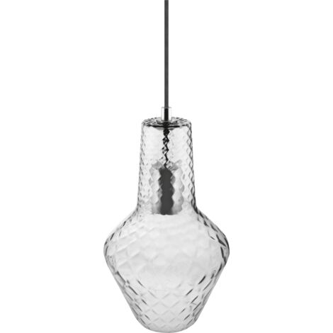 LEDVANCE Vintage 1906 Carved 4058075217164 Luminaire à suspendre LED E27 40 W gris fumé R029121 (1/5)