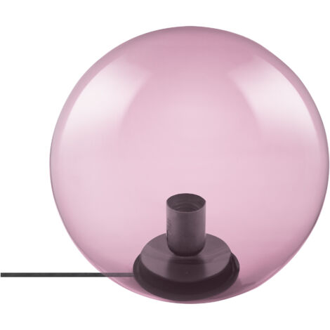 LEDVANCE Vintage Edition 1906, lampe de table avec culot E27, verre rose, sans ampoule, Bubble Table (1/3)