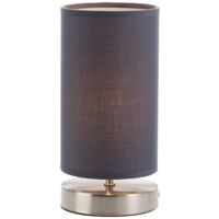 BRILLIANT lampe de table Clarie fer / gris 1x D45, E14, 40W, adapté aux lampes à suspension (non inclus) Échelle A ++ à E Avec interrupteur à cordon