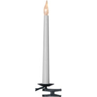 Guirlande lumineuse Star Trading Slimline, 16 bougies blanches, batterie + minuteur, blanc chaud, L 750 cm