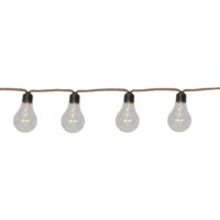 Guirlande lumineuse LED Star Trading 'Jutta', 10 ampoules, pile et minuterie, 225 cm