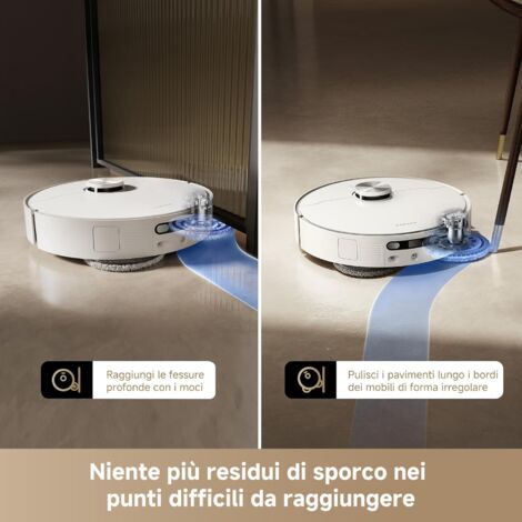 Robot Aspirapolvere E Lavapavimenti Dreame L50 Ultra AE – Auto-Svuotamento, Moci Autopulenti A 100°C, Aspirazione 28000 Pa, Spazzola TriCut E Navigazione 360°