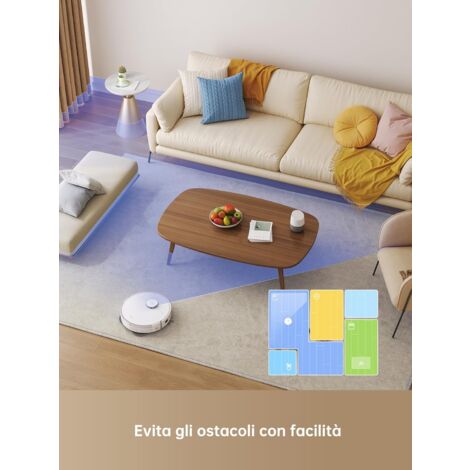 DREAME L10s Pro Gen 2 Robot aspirapolvere e lavapavimenti, aspirazione da 7000 Pa, lavaggio DuoScrub™, sollevamento automatico dei moci, rilevamento a ultrasuoni di tappeti e moquette,app Dreamhome