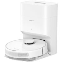 DREAME D10 Plus Gen 2 Robot Aspirapolvere Lavapavimenti con Svuotamento Automatico Polvere, Navigazione LiDAR Rilevamento Ostacoli, Aspirazione 6000Pa Tappeti Peli Animali, Autonomia 285min
