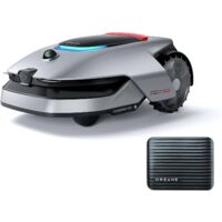 DREAME A2 Robot Tagliaerba, Rilevazione Automatica dei Bordi, Mappatura Dual-Fusion e Rilevamento degli Ostacoli con Tecnologia OmniSense 2.0, Mappatura Precisa a fino a 3000m², Pendenza di 26,5°