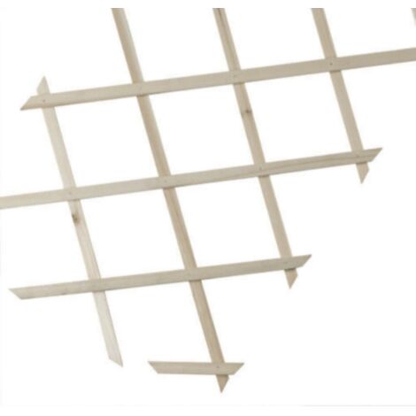Nortene Treillis en bois FSC extensible TRELLIWOOD - 1 x 2 m - Naturel