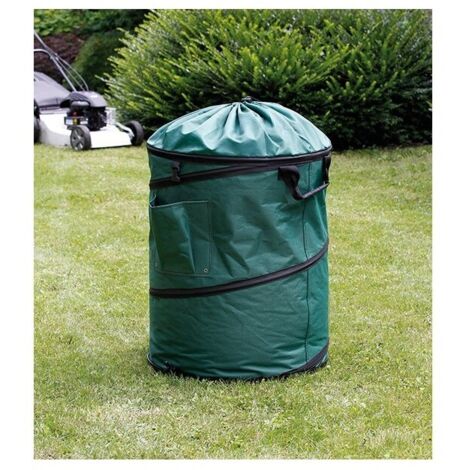 Sac à déchets verts 175 L – Fond rigide en toile Dacron 300 g/m² – Poignées renforcées – Pour ramassage déchets jardin – Celloplast (1/8)