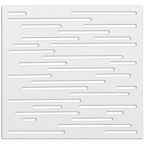Nortene – Panneau décoratif Nautic blanc 1m² en résine polypropylène – Traitement anti-UV – Fixé au mur pour espaces extérieurs
