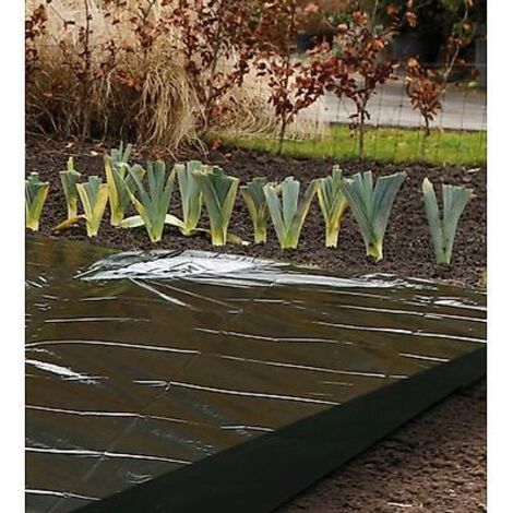 Nortene – Bâche de paillage écologique 1,20 x 5 m – Polyéthylène coextrudé 90 g/m² – Anti-UV – Réutilisable plus de 5 hivers (1/8)