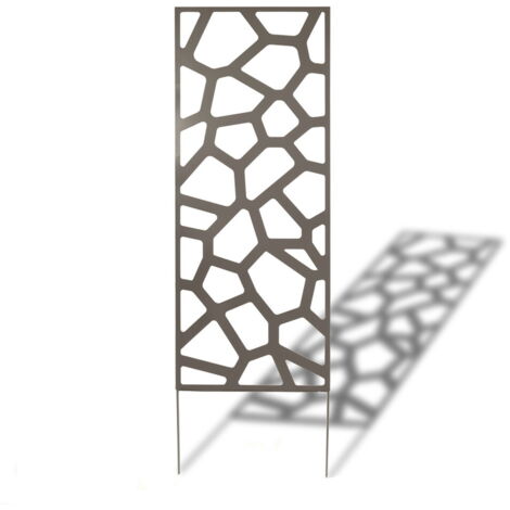 Nortene – Panneau en métal déco panel ardoise 0,60 x 1,50 m – Pose murale ou sur sol meuble – Motifs ajourés en découpe laser (1/5)