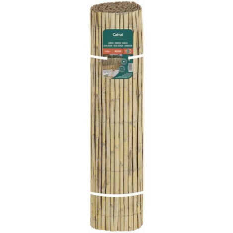 Canisse demi-ronde MIDCANE 1 x 5 m Naturelle Nortene (1/3)