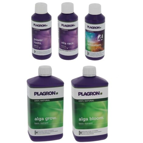 Pack engrais Alga PLAGRON en litre + stimulants